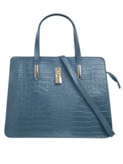 Cluty Damen Handtasche in blau