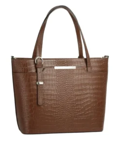 Cluty Damen Handtasche in cognac