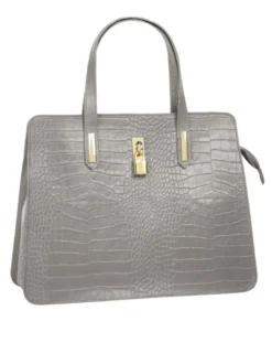 Cluty Damen Handtasche in grau