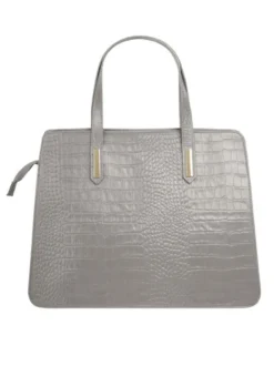 Cluty Damen Handtasche in grau