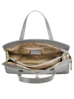 Cluty Damen Handtasche in grau