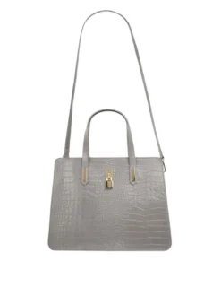 Cluty Damen Handtasche in grau