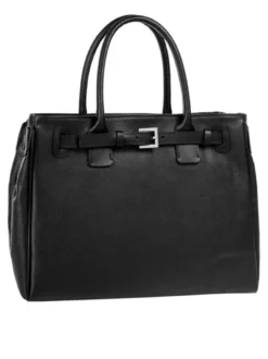 Cluty Damen Handtasche in schwarz