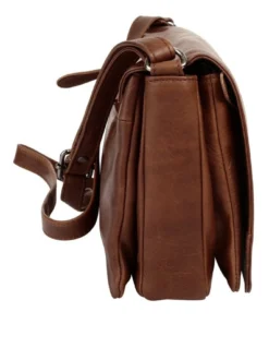 Cluty Damen Umhängetasche in cognac