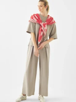 Codello Damen Jacquard-Tuch in rot