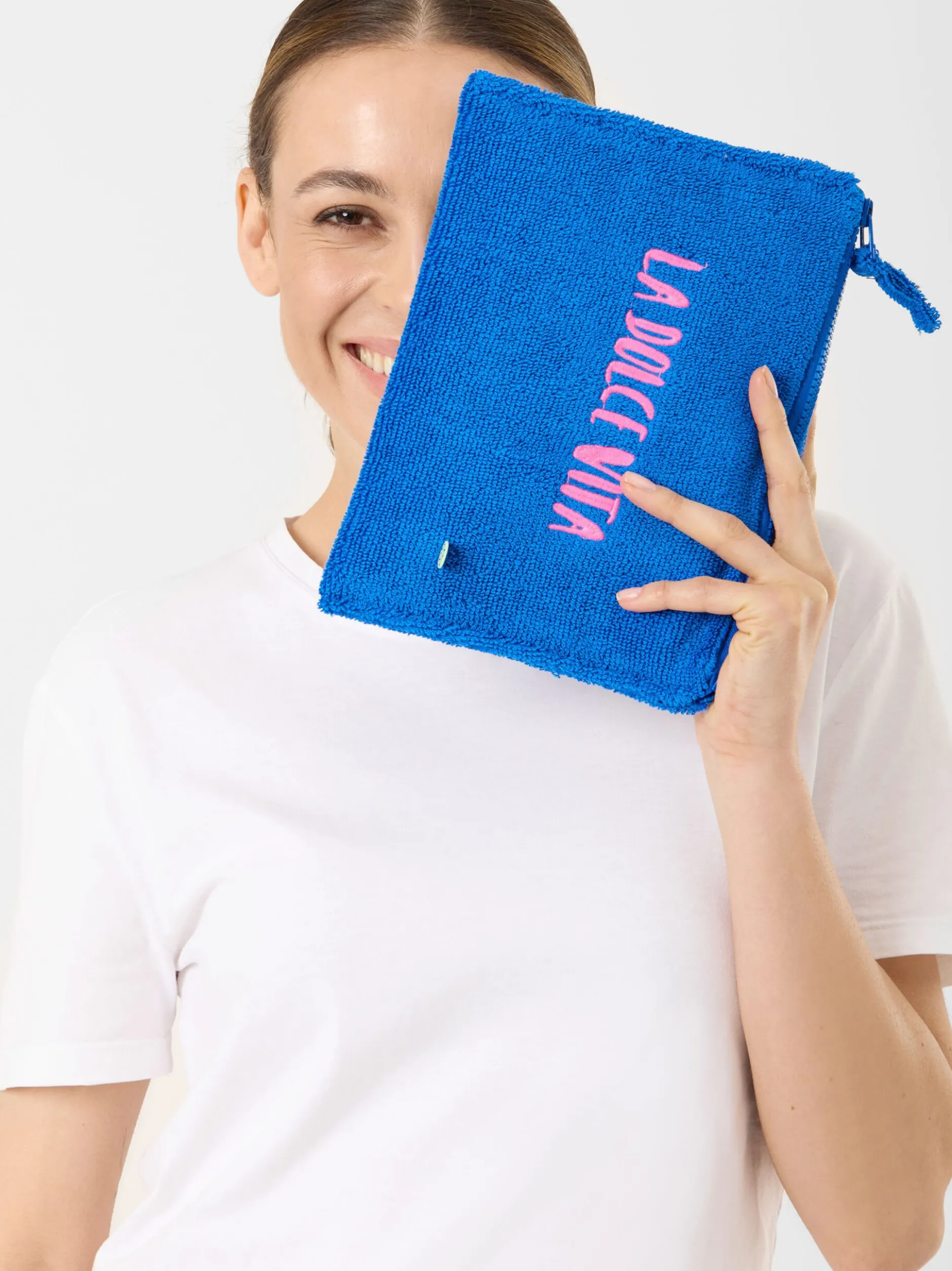 Codello Damen Kosmetiktasche in blau