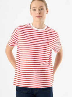 Codello Damen T-Shirt in rot - Ausschnitt: Rundhals
