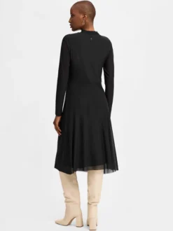 comma casual identity Damen Kleid in schwarz