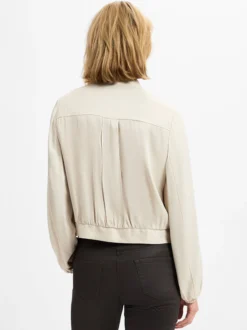 comma Damen Blousons in beige - Ärmel: langarm