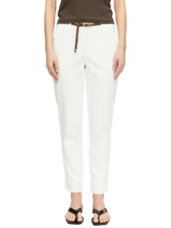 comma Damen Chino in ecru - Länge: lang