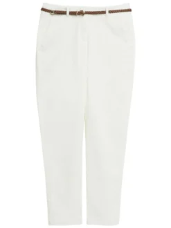 comma Damen Chino in ecru - Länge: lang