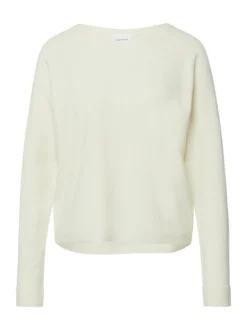 comma Damen Feinstrickshirt in vanille - Ärmel: langarm