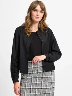 comma Damen Jacke in schwarz