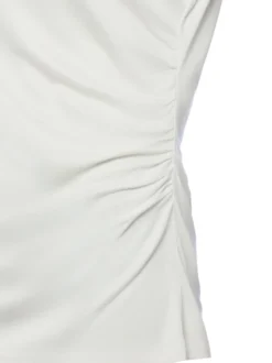 comma Damen Shirt in ecru - Ausschnitt: Wasserfall