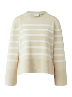 comma Damen Strickpullover in beige ecru