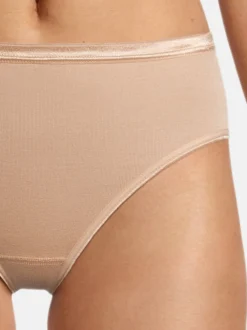con-ta Damen Hüftslip - 3er Pack Modal in beige