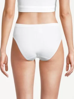 con-ta Damen Midi Slip - 6er Pack Feinripp in mehrfarbig