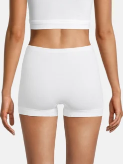 con-ta Damen Pagenschlüpfer - 5er Pack Feinripp in weiß