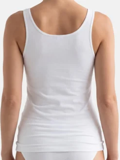 con-ta Damen Unterhemd - 6er Pack Modal in weiß