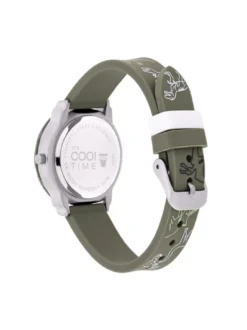 Cool Time Jungen Armbanduhr - The Cool Dinosaur in grün