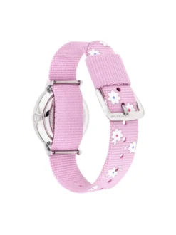 Cool Time Mädchen Armbanduhr - The Cool Flower Power in rosa
