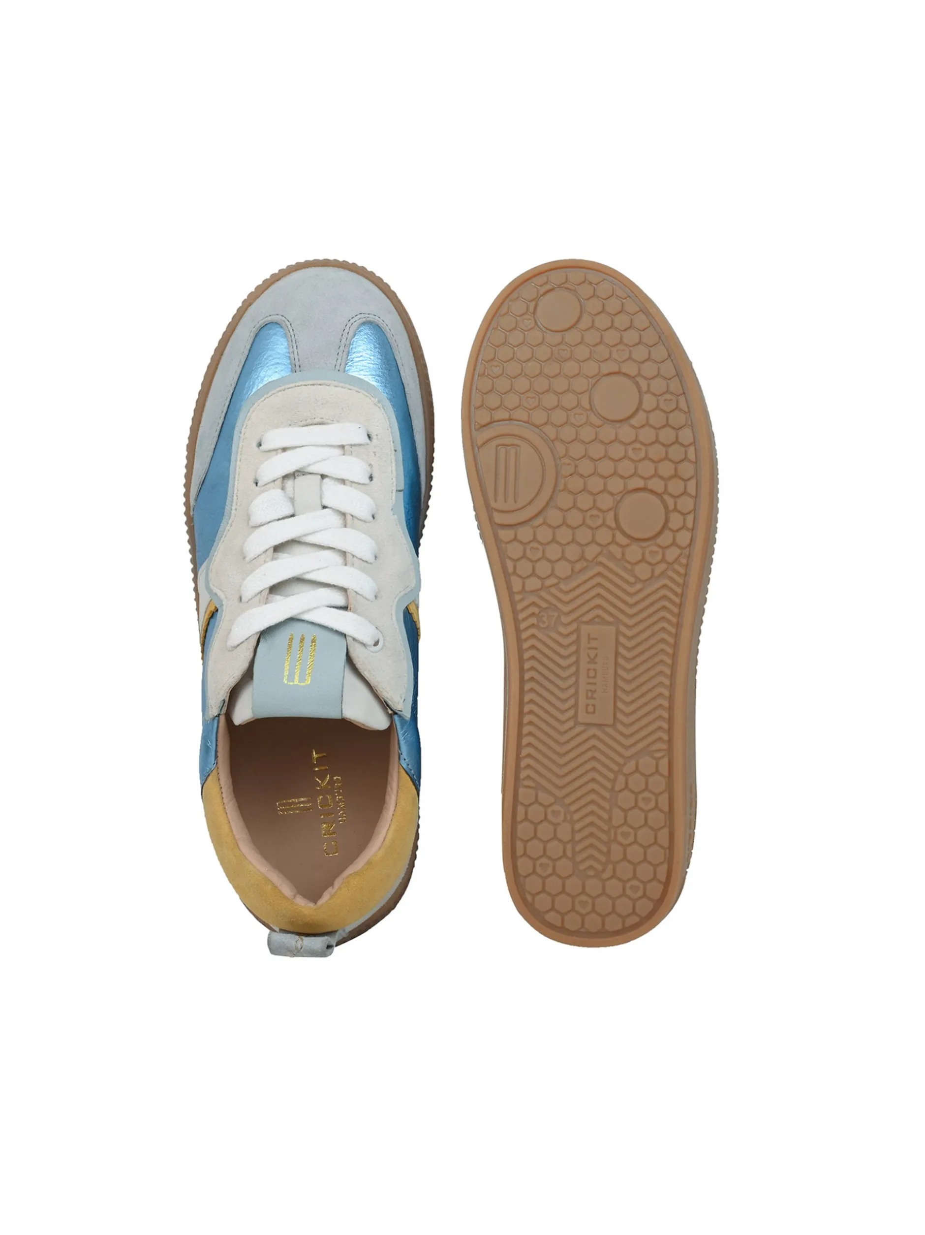 Crickit Damen Sneaker - RONJA in hellblau türkis