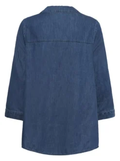 Culture Damen Jeansbluse CUmaxy in medium stone denim