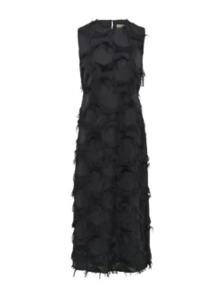 Culture Damen Kleid CUjavina in schwarz