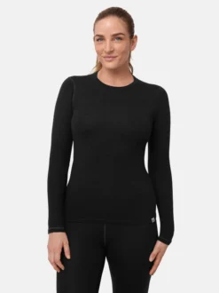 DANISH ENDURANCE Damen Langarmshirt in schwarz