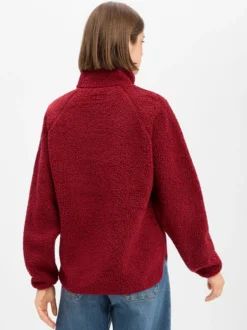 Derbe Damen Fleecejacke in bordeaux