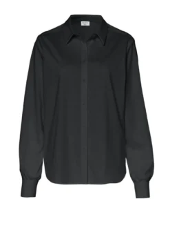 DESOTO Damen Bluse - Lizzy in schwarz - Ärmel: langarm