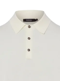 Digel Herren Strick-Poloshirt - Damy in ecru