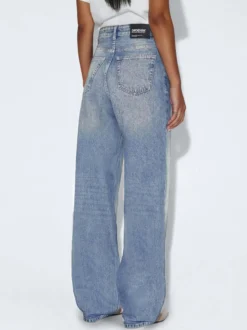 Dr. Denim Damen Jeans – Donna High Relaxed Jeans in light stone