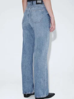 Dr. Denim Damen Jeans – Echo High Straight in light stone