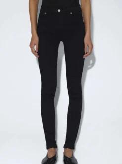 Dr. Denim Damen Jeans – Lexy Mid Skinny in schwarz