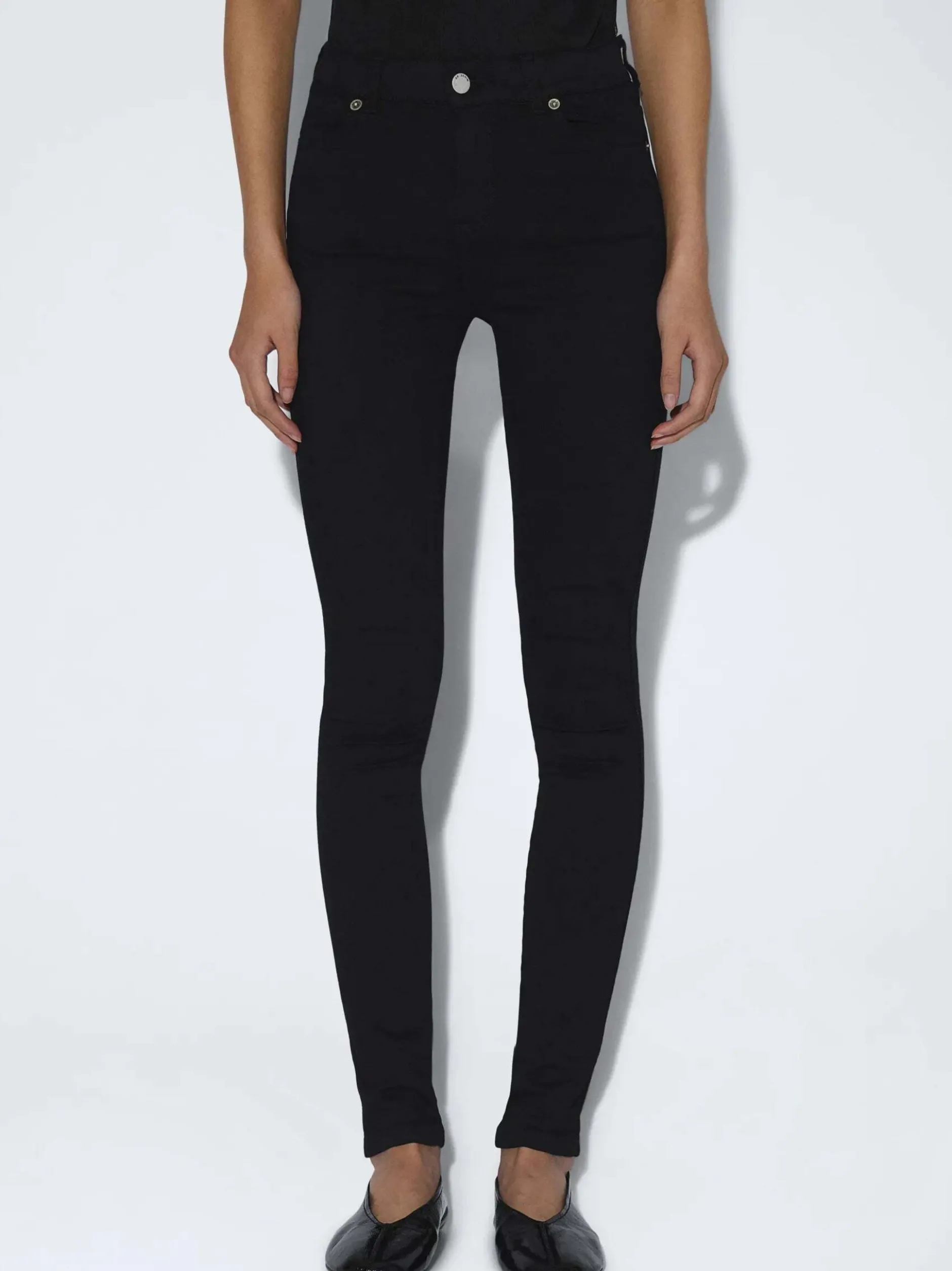 Dr. Denim Damen Jeans – Lexy Mid Skinny in schwarz