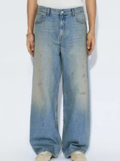 Dr. Denim Herren Jeans – Cormac Baggy Jeans in light stone
