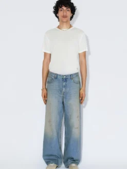 Dr. Denim Herren Jeans – Cormac Baggy Jeans in light stone