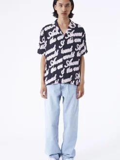 Dr. Denim Unisex Hemd - Madi in schwarz