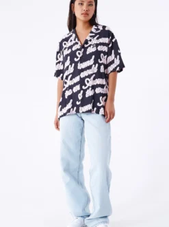 Dr. Denim Unisex Hemd - Madi in schwarz