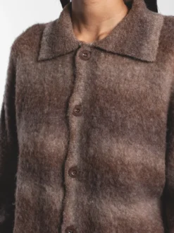 Dr. Denim Unisex Strickcardigan – Quillion in braun
