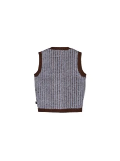 Dr. Denim Unisex Strickweste - Bobby in blau