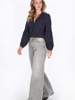 Dreimaster Damen Bluse in marine