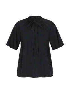 Dreimaster Damen Bluse in schwarz