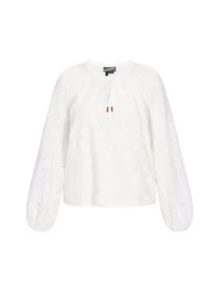 Dreimaster Damen Bluse in weiß