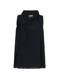 Dreimaster Damen Blusentop in schwarz