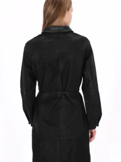 Dreimaster Damen Hemdbluse in schwarz