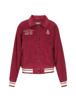 Dreimaster Damen Jacke in bordeaux