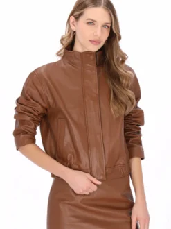 Dreimaster Damen Jacke in braun