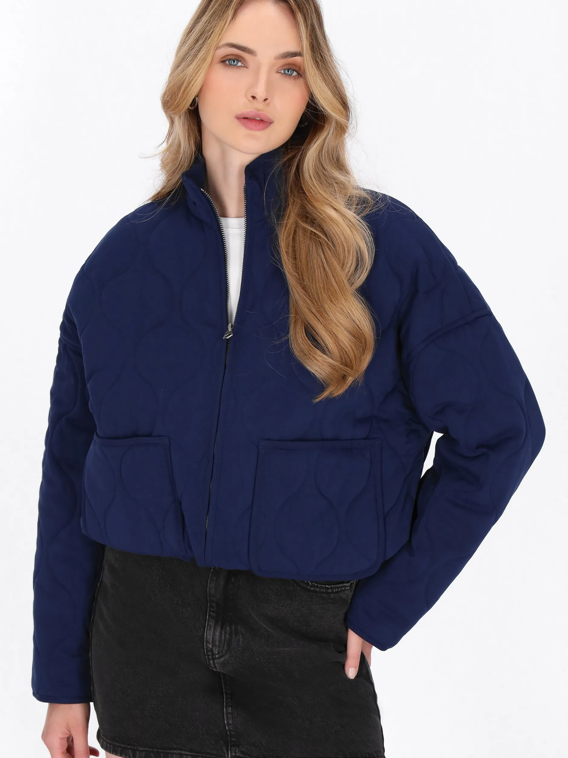 Dreimaster Damen Jacke in marine
